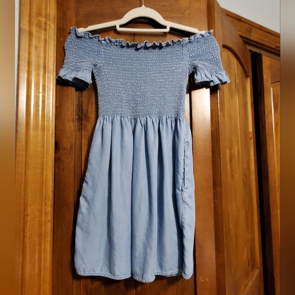 Forever 21 Denim Mini Dress, Size S